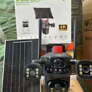 AI Dual Split Screen 4G Solar Camera  