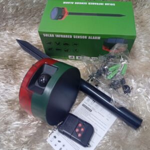 Solar Infrared Sensor Alarm 